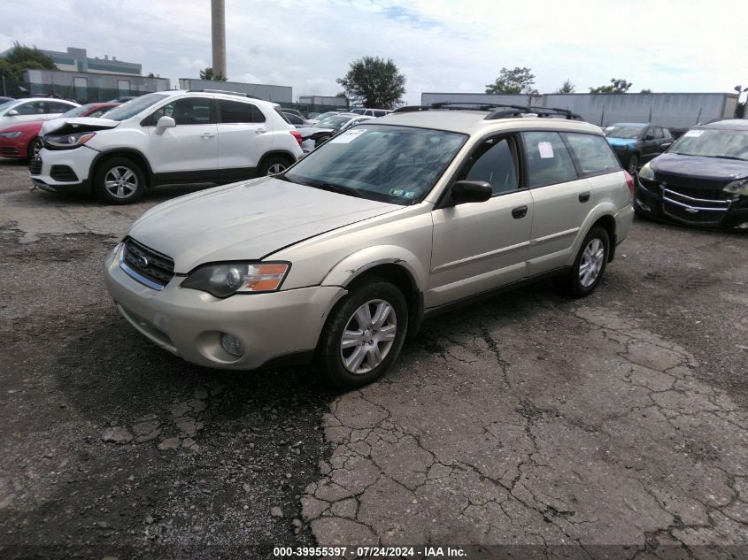 4S4BP61CX57346941 | 2005 SUBARU OUTBACK