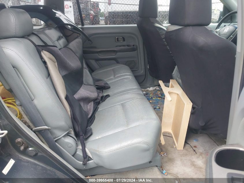 2005 Honda Pilot Ex-L VIN: 2HKYF18515H500489 Lot: 39955408