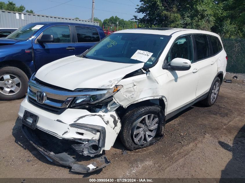 2019 Honda Pilot Ex-L VIN: 5FNYF6H48KB011683 Lot: 39955430