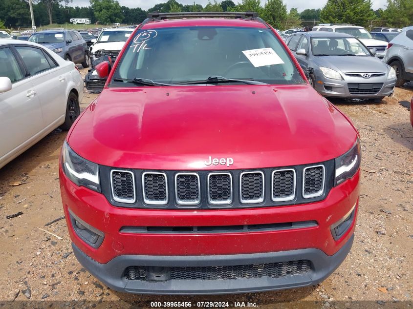 2018 Jeep Compass Latitude 4X4 VIN: 3C4NJDBB3JT333175 Lot: 39955456