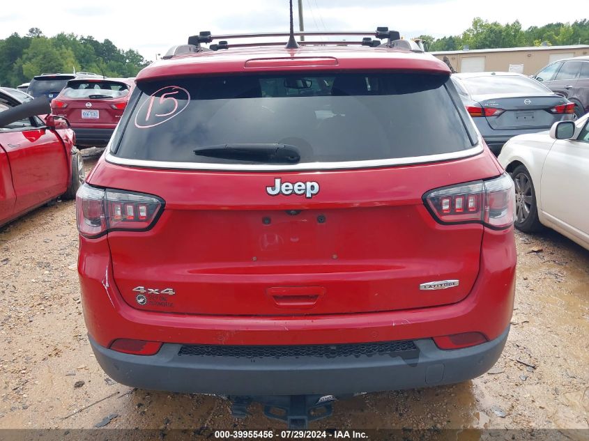 2018 Jeep Compass Latitude 4X4 VIN: 3C4NJDBB3JT333175 Lot: 39955456