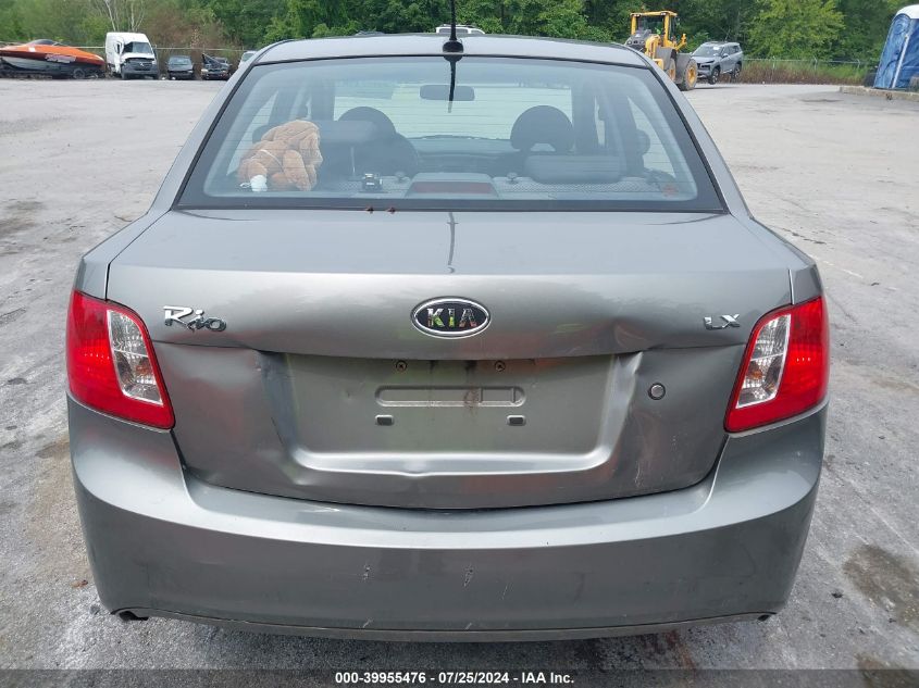 2010 Kia Rio Lx VIN: KNADH4A32A6665343 Lot: 39955476