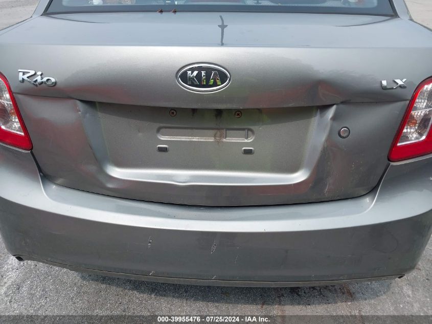 2010 Kia Rio Lx VIN: KNADH4A32A6665343 Lot: 39955476