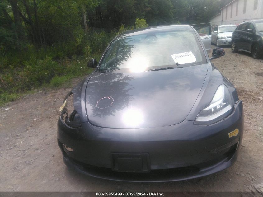 2022 Tesla Model 3 Rear-Wheel Drive VIN: 5YJ3E1EA0NF295471 Lot: 39955499