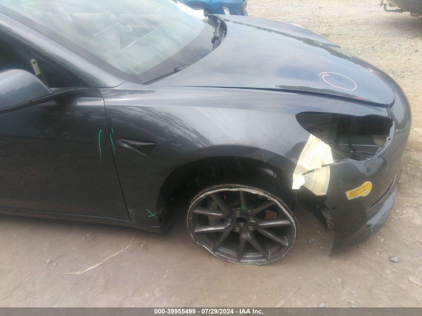 2022 Tesla Model 3 Rear-Wheel Drive VIN: 5YJ3E1EA0NF295471 Lot: 39955499