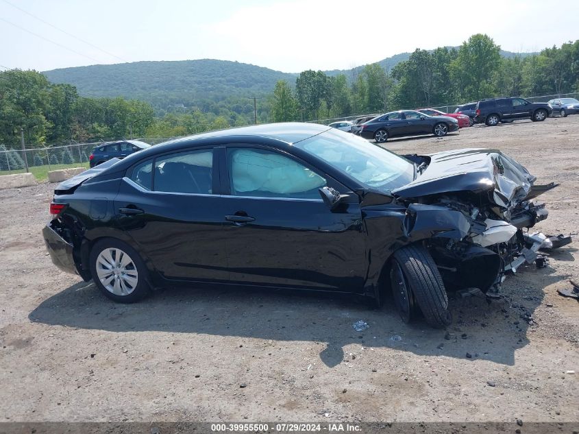 2022 Nissan Sentra S Xtronic Cvt VIN: 3N1AB8BV5NY278575 Lot: 39955500