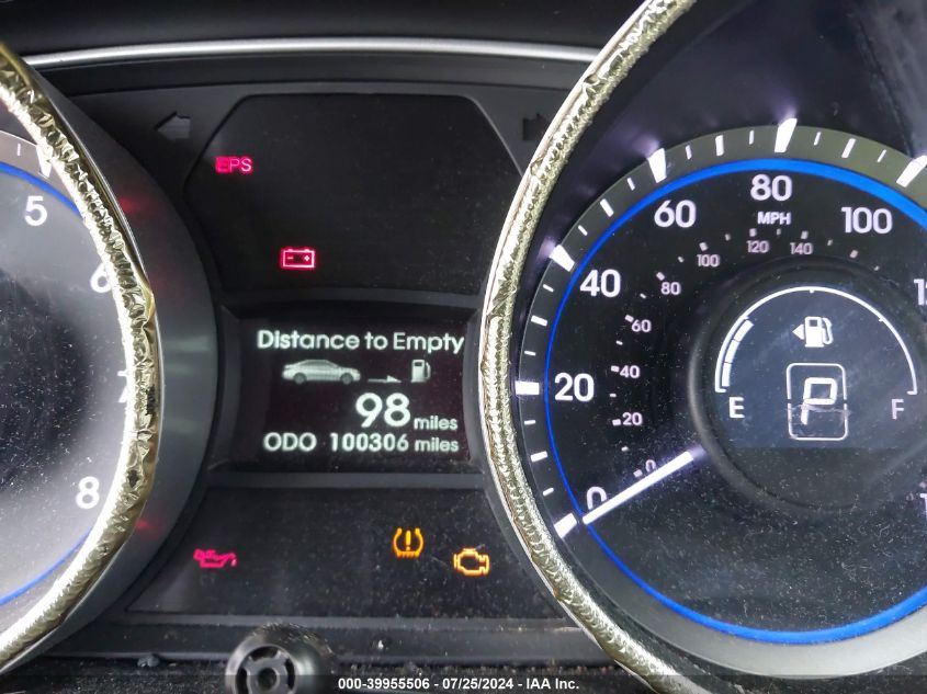 2013 Hyundai Sonata Gls VIN: 5NPEB4AC7DH583580 Lot: 39955506