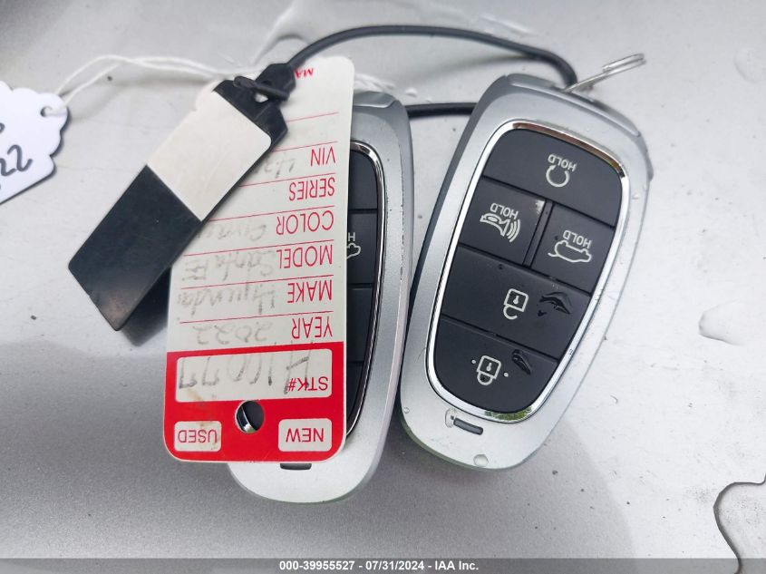 2022 Hyundai Santa Fe Sel VIN: 5NMS6DAJ7NH420402 Lot: 39955527