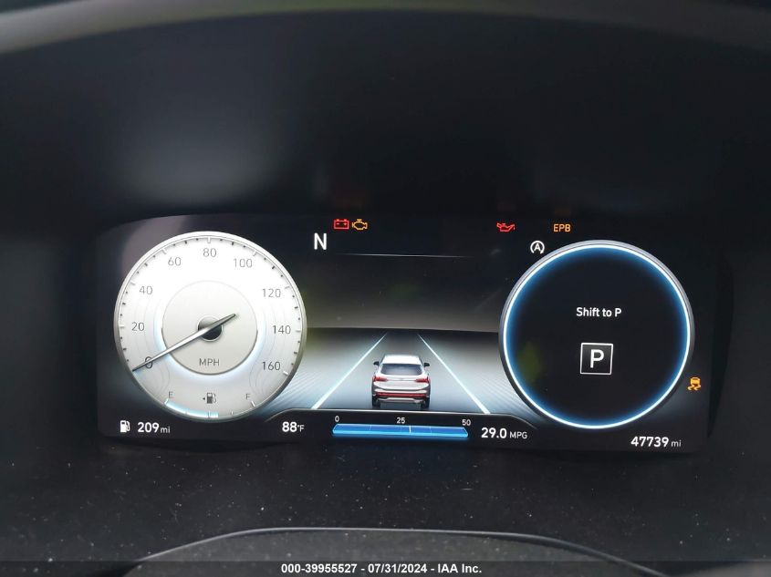 2022 Hyundai Santa Fe Sel VIN: 5NMS6DAJ7NH420402 Lot: 39955527