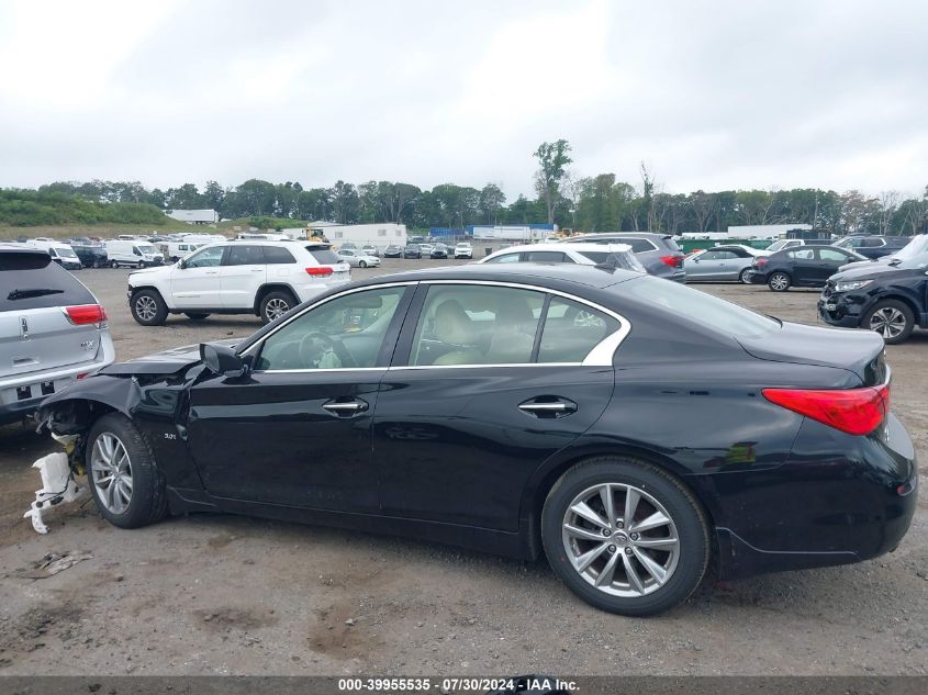 2017 Infiniti Q50 3.0T Premium VIN: JN1EV7AR0HM840980 Lot: 39955535