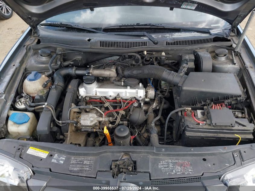 2003 Volkswagen Jetta Gl Tdi VIN: 3VWRP69M33M181802 Lot: 39955537