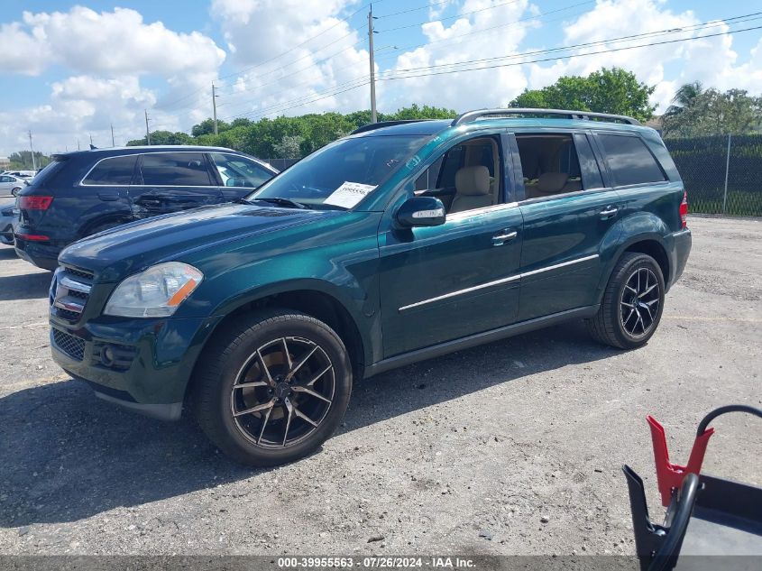 2007 Mercedes-Benz Gl 450 450 4Matic VIN: 4JGBF71E87A132224 Lot: 39955563