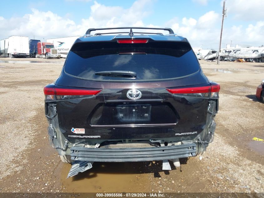 2022 TOYOTA HIGHLANDER PLATINUM - 5TDFZRAH9NS092514