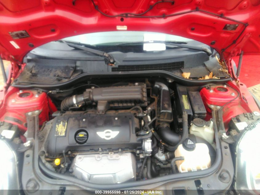 2012 Mini Cooper VIN: WMWZN3C57CT134196 Lot: 39955598