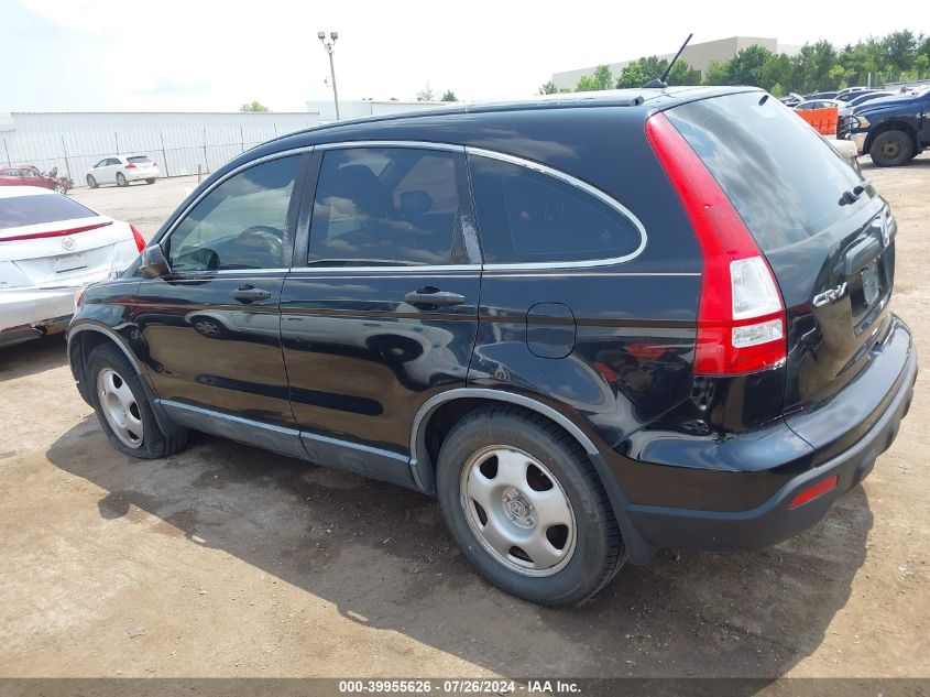 2008 Honda Cr-V Lx VIN: JHLRE38398C001069 Lot: 39955626