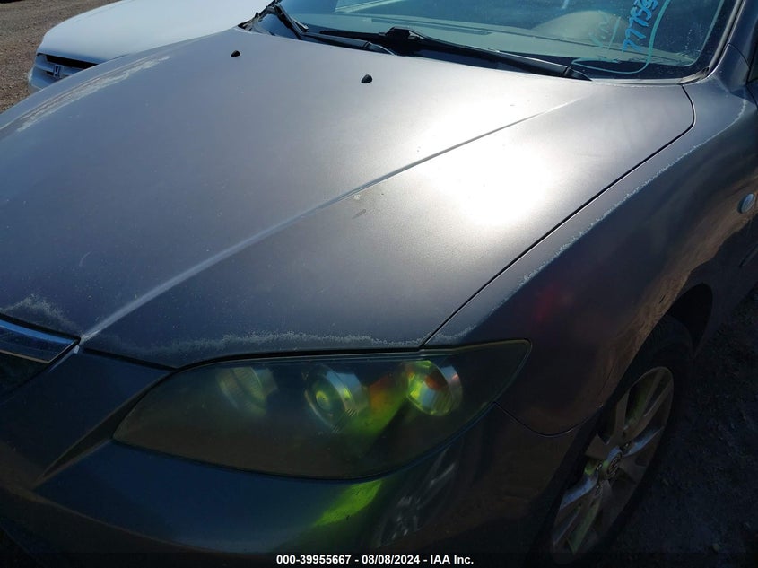 2008 Mazda Mazda3 I VIN: JM1BK12F081777536 Lot: 39955667