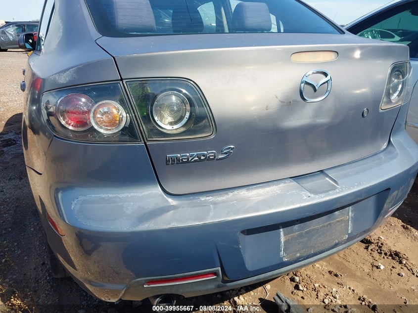 2008 Mazda Mazda3 I VIN: JM1BK12F081777536 Lot: 39955667