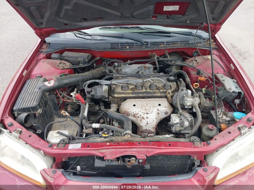 2000 Honda Accord Se VIN: JHMCG5677YC003562 Lot: 39955694