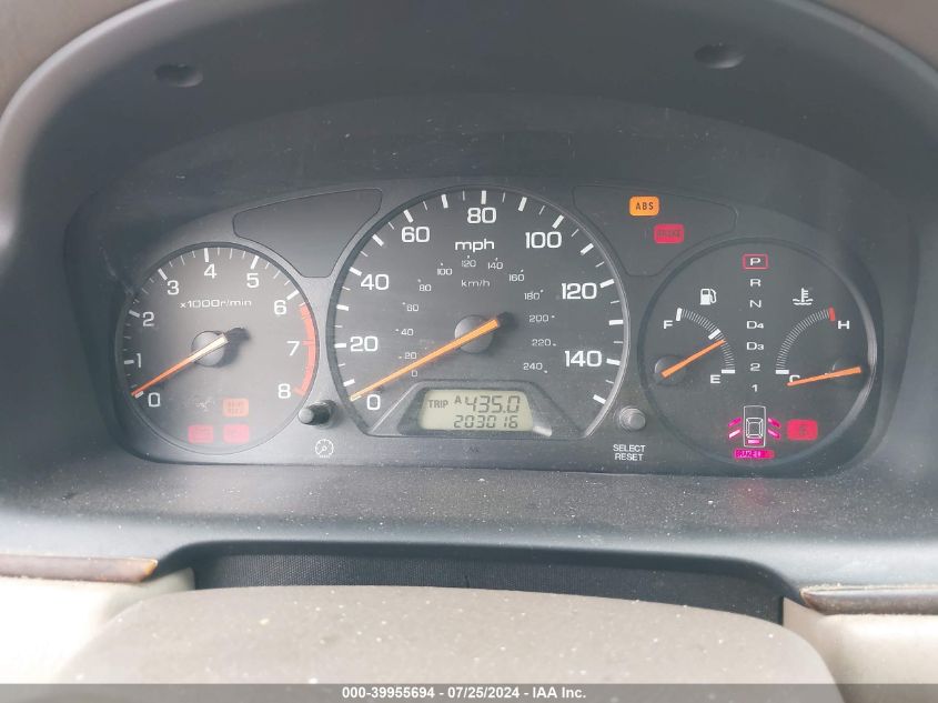 2000 Honda Accord Se VIN: JHMCG5677YC003562 Lot: 39955694