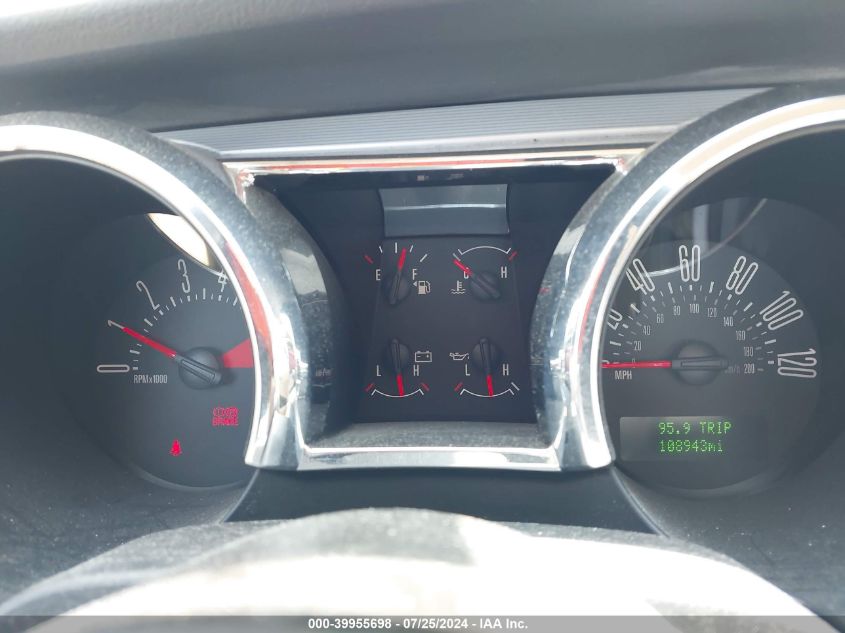 2008 Ford Mustang V6 Deluxe/V6 Premium VIN: 1ZVHT80N585148645 Lot: 39955698