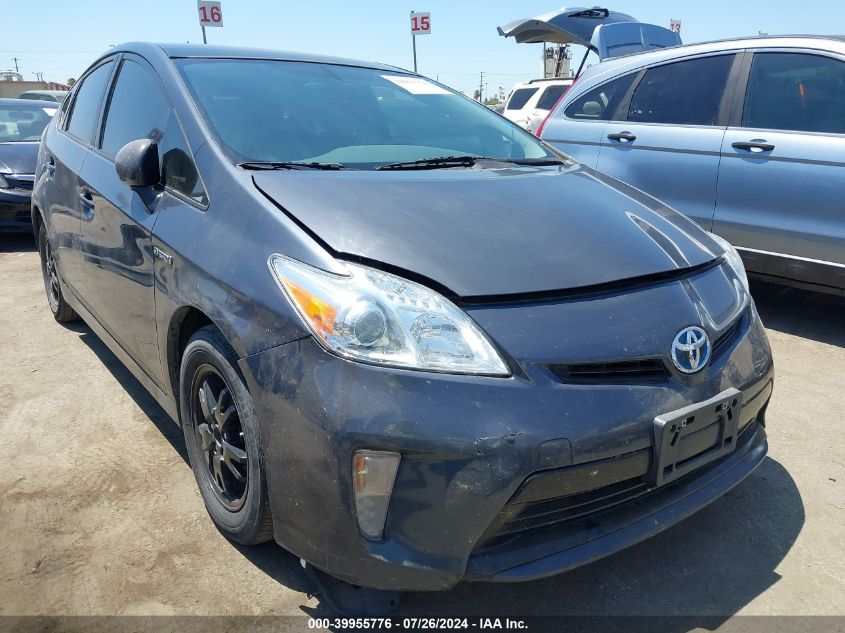 2014 Toyota Prius Five/Four/Three/Two VIN: JTDKN3DU9E1735361 Lot: 39955776