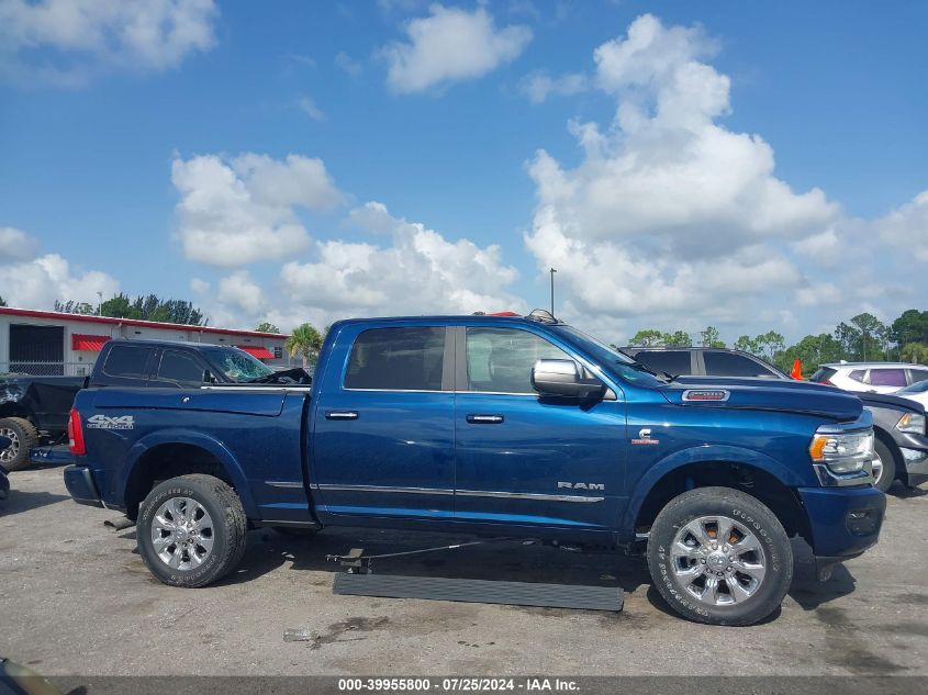 2019 Ram 2500 Limited 4X4 6'4 Box VIN: 3C6UR5SL1KG701972 Lot: 39955800