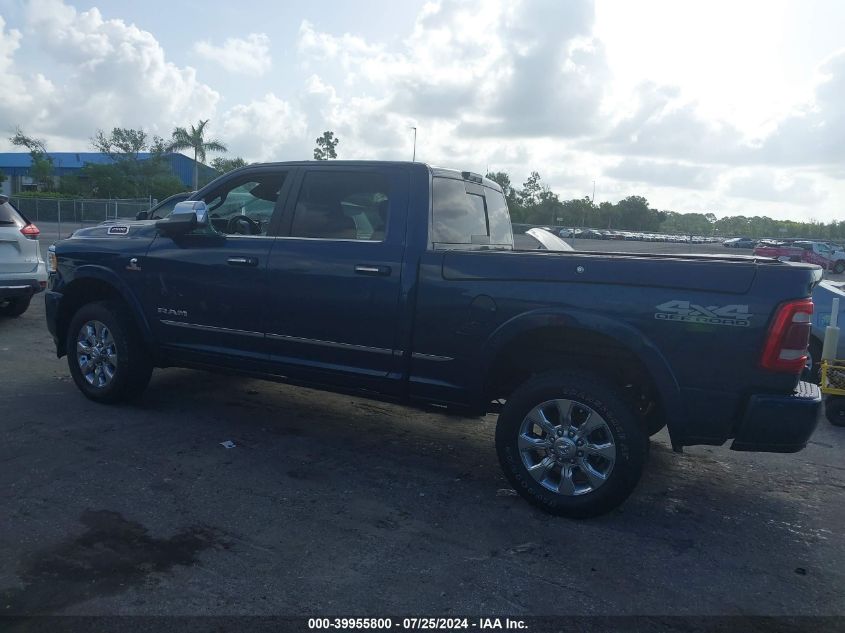 2019 Ram 2500 Limited 4X4 6'4 Box VIN: 3C6UR5SL1KG701972 Lot: 39955800