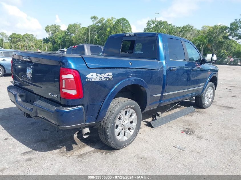 2019 Ram 2500 Limited 4X4 6'4 Box VIN: 3C6UR5SL1KG701972 Lot: 39955800