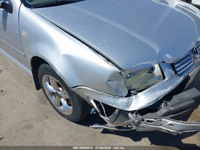 2001 Volkswagen Jetta Gls VIN: WVWSK61J71W699204 Lot: 39955810