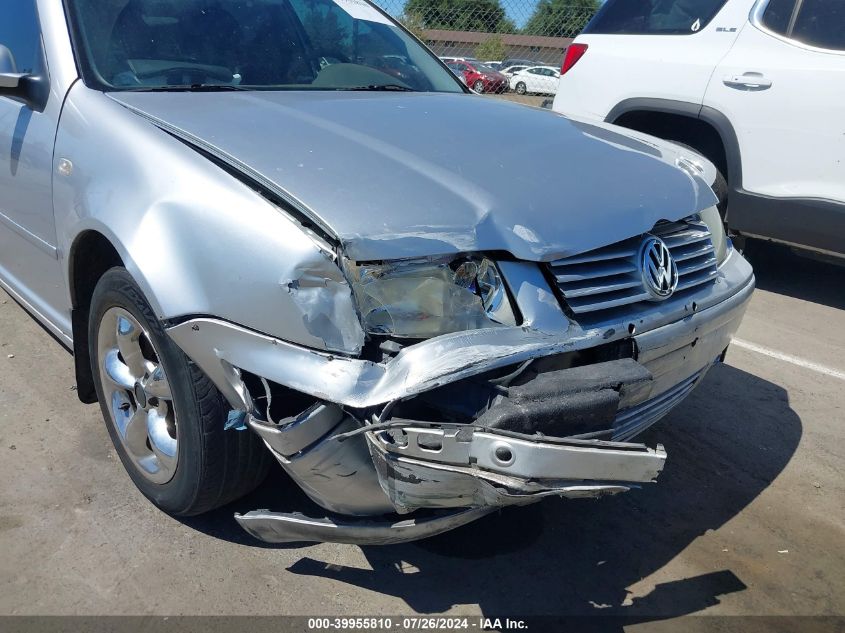 2001 Volkswagen Jetta Gls VIN: WVWSK61J71W699204 Lot: 39955810