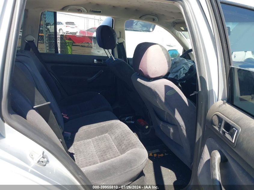 2001 Volkswagen Jetta Gls VIN: WVWSK61J71W699204 Lot: 39955810