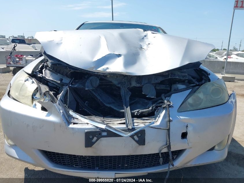 2006 Lexus Is 350 VIN: JTHBE262265010313 Lot: 39955820