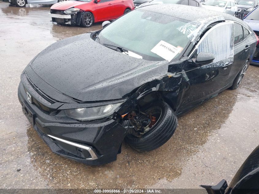 2019 Honda Civic Lx VIN: 19XFC2F63KE001355 Lot: 39955866