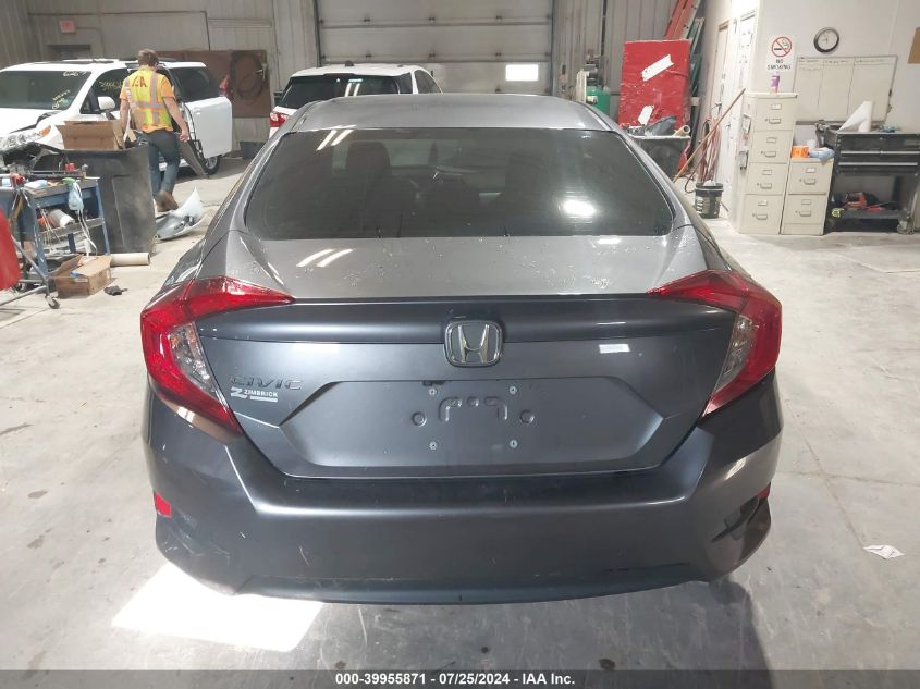 2018 Honda Civic Lx VIN: 19XFC2F52JE039584 Lot: 39955871