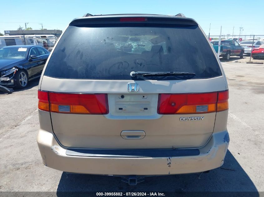 2002 Honda Odyssey Exl VIN: 2HKRL18712H567376 Lot: 39955882