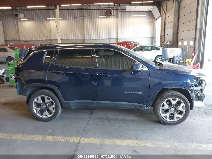 2020 Jeep Compass Limited 4X4 VIN: 3C4NJDCBXLT167108 Lot: 39955884