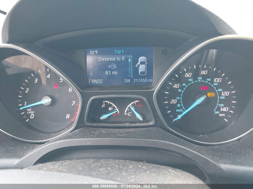 2014 Ford Escape S VIN: 1FMCU0F71EUA80927 Lot: 39955888