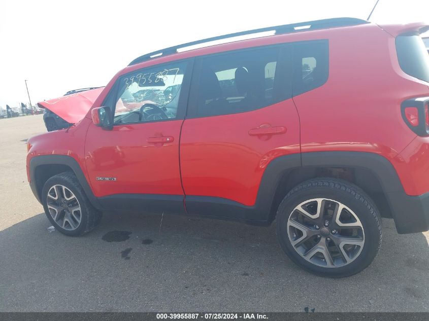 2016 Jeep Renegade Latitude VIN: ZACCJBBT4GPD63158 Lot: 39955887