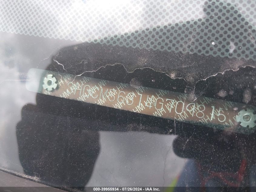 2004 Honda Accord 2.4 Lx VIN: 3HGCM56314G709815 Lot: 39955934