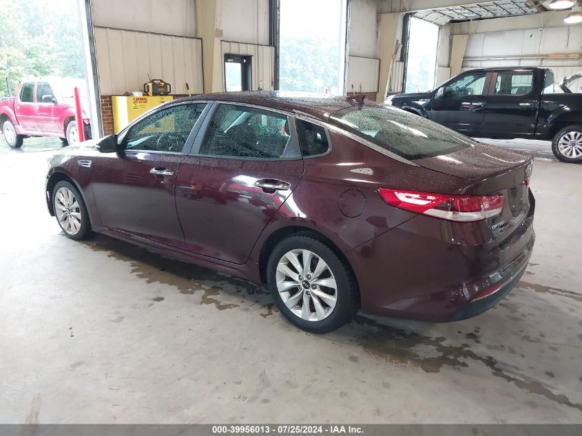 2016 Kia Optima Lx VIN: 5XXGT4L37GG075094 Lot: 39956013