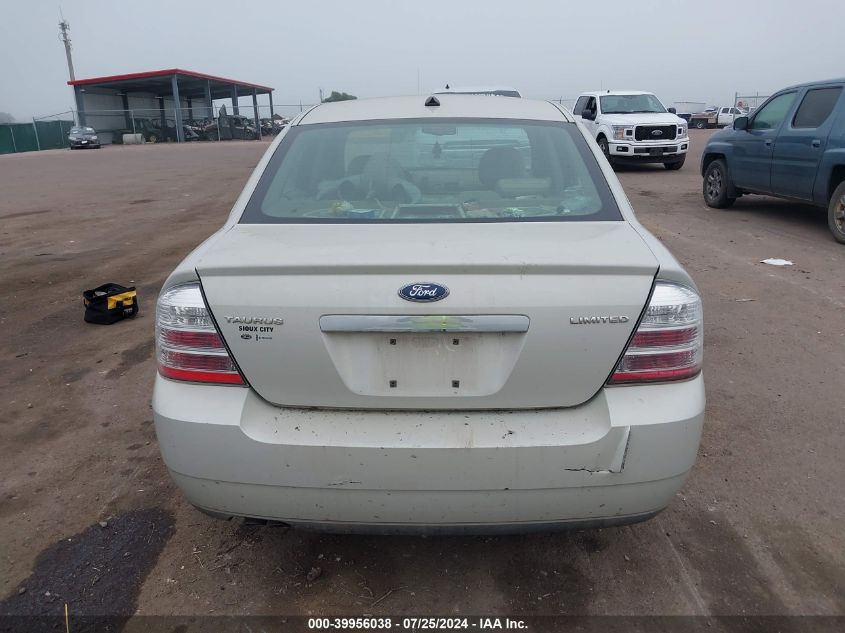 2008 Ford Taurus Limited VIN: 1FAHP25W68G151215 Lot: 39956038