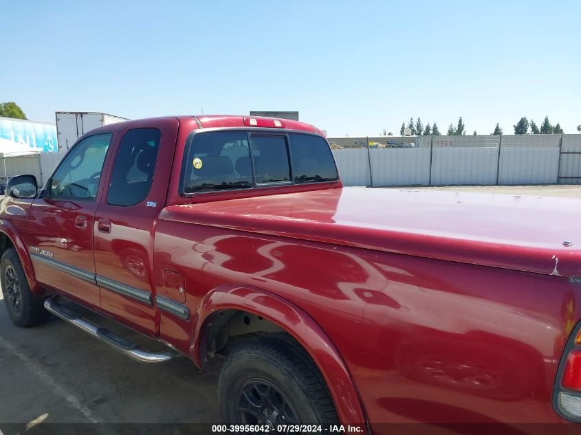 2001 Toyota Tundra Sr5 VIN: 5TBRN34191S163797 Lot: 39956042