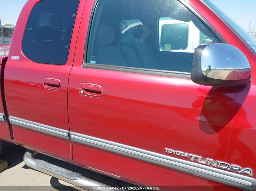 2001 Toyota Tundra Sr5 VIN: 5TBRN34191S163797 Lot: 39956042