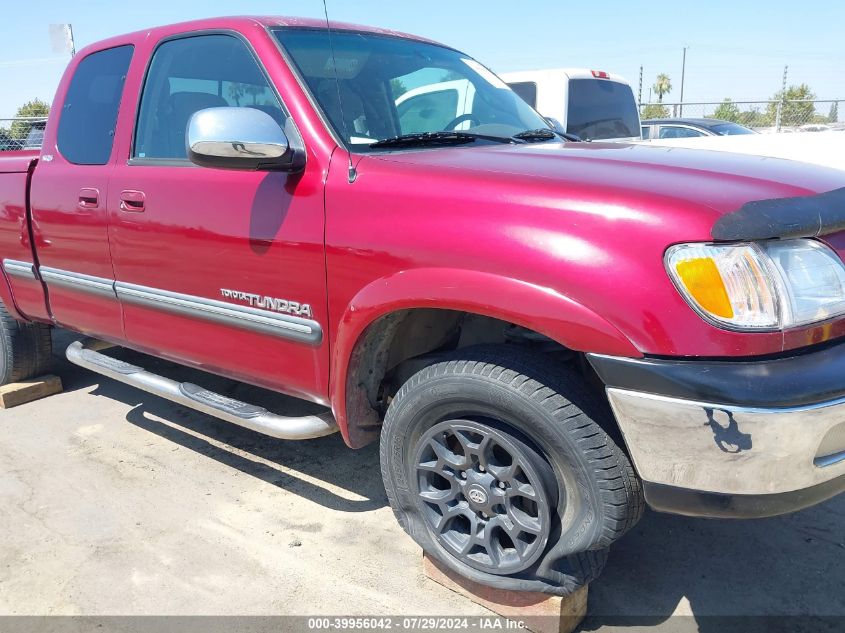 2001 Toyota Tundra Sr5 VIN: 5TBRN34191S163797 Lot: 39956042