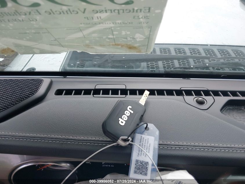 2023 Jeep Gladiator Overland VIN: 1C6HJTFG1PL523033 Lot: 39956052