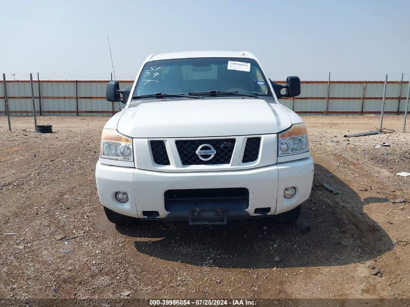 2012 Nissan Titan Pro-4X VIN: 1N6BA0EC4CN326624 Lot: 39956054