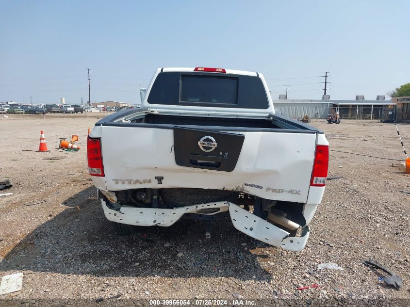 2012 Nissan Titan Pro-4X VIN: 1N6BA0EC4CN326624 Lot: 39956054