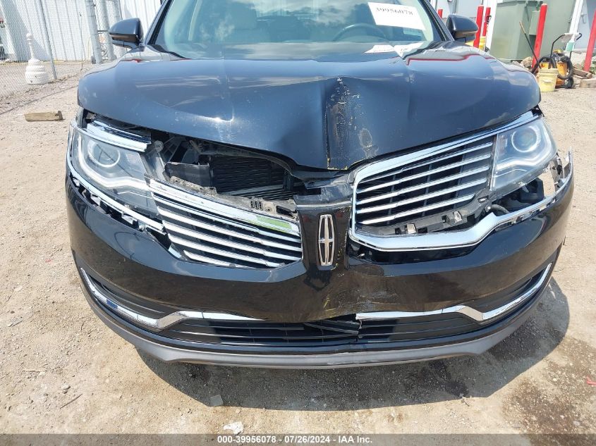 2018 Lincoln Mkx Reserve VIN: 2LMPJ8LR6JBL47837 Lot: 39956078