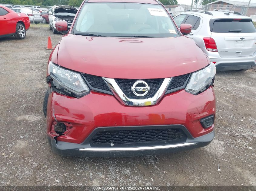 2016 Nissan Rogue Sv VIN: 5N1AT2MT5GC920285 Lot: 39956167