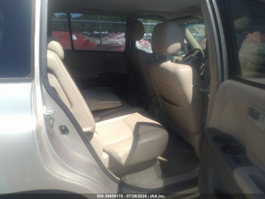 2006 Toyota Highlander Limited V6/Sport V6/V6 VIN: JTEEP21A260184849 Lot: 39956170